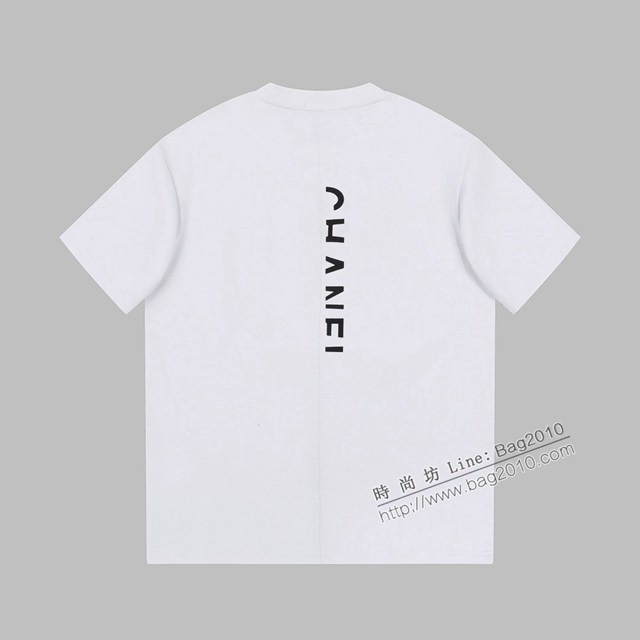 Chanel專門店香奈兒2023SS新款毛巾繡T恤 男女同款 tzy2708